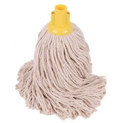 Cheap Stationery Supply of Robert Scott and Sons (16oz) PY Yarn Socket Mop Head for Smooth Surfaces (Yellow) Pack 10 101876YELLOW Office Statationery