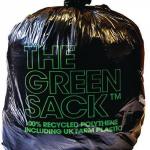 The Green Sack Refuse Sacks Light Duty Under 10kg Capacity (Black) Pack of 200 703001