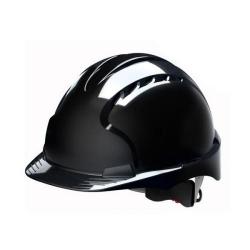 Cheap Stationery Supply of JSP EVO3 Revolution Vented Wheel Ratchet Helmet (Black) - Pack of 10 AJF170-001-1G1 Office Statationery