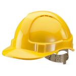 B-Brand Comfort Vented Safety Helmet Yellow Ref BBVSHY *Up to 3 Day Leadtime*