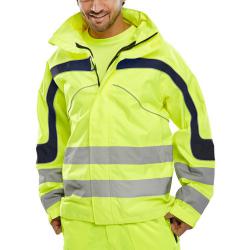 Cheap Stationery Supply of B-Seen Eton High Visibility Breathable EN471 Jacket 4XL Sat/Yellow ET45SY4XL *Up to 3 Day Leadtime* 140238 Office Statationery