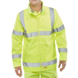 Cheap Stationery Supply of Bseen High-Vis Soft Shell Jacket EN ISO 20471 XL Yellow SS20471SYXL *Up to 3 Day Leadtime* 140246 Office Statationery