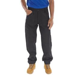 Cheap Stationery Supply of Click Workwear Work Trousers Black 46-Tall AWTBL46T *Up to 3 Day Leadtime* 140317 Office Statationery