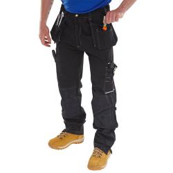 Cheap Stationery Supply of Click Workwear Shawbury Trousers Multi-pocket 30-Tall Black SMPTBL30T *Up to 3 Day Leadtime* 140346 Office Statationery