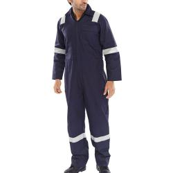 Cheap Stationery Supply of Click Fire Retardant Boilersuit Nordic Design Cotton 36 Navy CFRBSNDN36 *Up to 3 Day Leadtime* 140378 Office Statationery