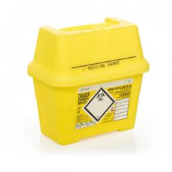 Cheap Stationery Supply of Click Medical Sharps Temporary & Final Closure Feature 2L Yellow CM0643 *Up to 3 Day Leadtime* 141250 Office Statationery