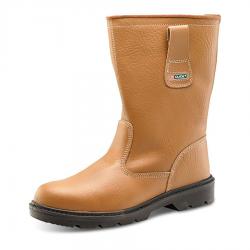 Cheap Stationery Supply of Rigger Boot Plus Leather with Rubber Toecap Size 7 Tan *Approx 3 Day Leadtime* 142323 Office Statationery