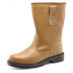 Cheap Stationery Supply of Rigger Boot Plus Leather with Rubber Toecap Size 10 Tan *Approx 3 Day Leadtime* 143457 Office Statationery