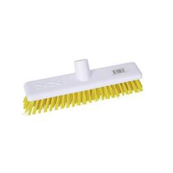 Cheap Stationery Supply of Robert Scott & Sons Abbey Hygiene (12 Inch) Washable Hard Bristle Broom Head (Yellow/White) Pack of 10 102903YELLOW Office Statationery