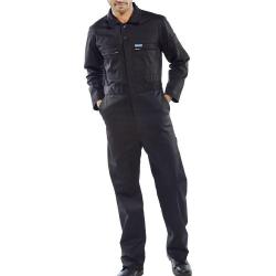 Cheap Stationery Supply of Super Click Workwear Heavy Weight Boilersuit Black 42 PCBSHWBL42 *Up to 3 Day Leadtime* 143524 Office Statationery