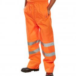 Cheap Stationery Supply of BSeen Traffic Trousers Hi-Vis Reflective Tape Large Orange TENORL *Up to 3 Day Leadtime* 143728 Office Statationery
