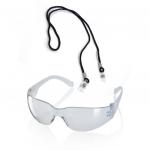 Click Traders Ancona Clear Safety Spectacle with Cord Ref BS098 [Pack 10] *Up to 3 Day Leadtime*