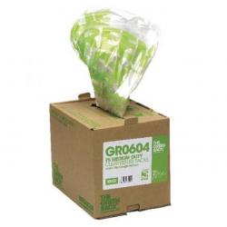 Cheap Stationery Supply of The Green Sack Refuse Sacks Medium Duty 10kg Capacity Clear 0703119 Pack of 75 146274 Office Statationery