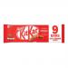 Nestle Kit Kat Bars Milk Chocolate 2 Fingers Ref 12339411 [Pack 9]