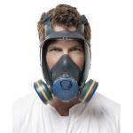 Moldex 9000 Full Face Mask Lightweight Peripheral Vision Small Grey Ref M9001 *Up to 3 Day Leadtime*