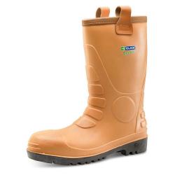 Cheap Stationery Supply of Click Traders Euro Rig Boots Steel Toecap PVC Size 6 Tan ER06 *Up to 3 Day Leadtime* 147340 Office Statationery