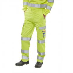 Cheap Stationery Supply of Click Arc Flash Trousers Fire Retardant Hi-Vis Yellow/Navy 44-Tall CArc5SY44T *Up to 3 Day Leadtime* 147450 Office Statationery