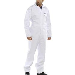 Cheap Stationery Supply of Click Workwear Cotton Drill Boilersuit Size 34 White CDBSW34 *Up to 3 Day Leadtime* 148713 Office Statationery