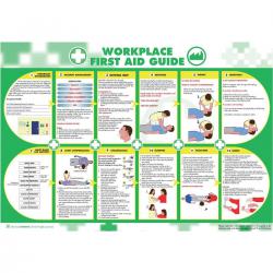 Cheap Stationery Supply of Wallace Cameron Workplace First-Aid Guide Poster Laminated Wall-mountable W840xH590mm 5405025 150017 Office Statationery