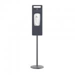 Pole Stand For Touch Free Dispenser (Not Included) Satin Grey 1425mm High Fits Code DIS13603