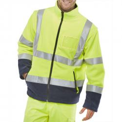 Cheap Stationery Supply of B-Seen Hi-Vis Two Tone Fleece Jacket XL Saturn Yellow/Navy BD231SYNXL *Up to 3 Day Leadtime* 152187 Office Statationery