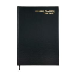 Cheap Stationery Supply of 5 Star Office 2019/20 Academic Diary August-August Week-to-View A4 Black 152666 Office Statationery