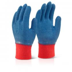 Cheap Stationery Supply of Click2000 Latex Fully Coated Gripper Glove Blue L LFCGGBL Pack of 100 *Up to 3 Day Leadtime* 153476 Office Statationery