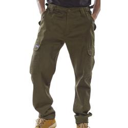 Cheap Stationery Supply of Click Workwear Combat Trousers Polycotton Olive Green 30 PCCTO30 *Up to 3 Day Leadtime* 154742 Office Statationery