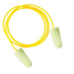 Cheap Stationery Supply of JSP SoundStop Ear Plugs Corded PU Foam Yellow AEE090-060-2G1 100 Pairs 154833 Office Statationery