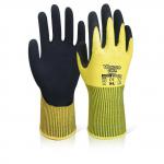 Wonder Grip WG-310H Comfort Hi-Vis Glove Large Yellow Ref WG310HSYL [Pack 12] *Up to 3 Day Leadtime*