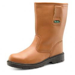 Cheap Stationery Supply of Click Traders S3 Thinsulate Rigger Boot PU/Leather Size 4 Tan CTF2804 *Up to 3 Day Leadtime* 157071 Office Statationery