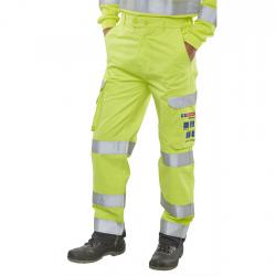 Cheap Stationery Supply of Click Arc Flash Trousers Fire Retardant Hi-Vis Yellow/Navy 44-Tall CARC5SYN44T *Up to 3 Day Leadtime* 157106 Office Statationery