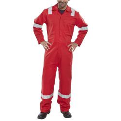 Cheap Stationery Supply of Click Fire Retardant Boilersuit Nordic Design Cotton 38 Red CFRBSNDRE38 *Up to 3 Day Leadtime* 157163 Office Statationery