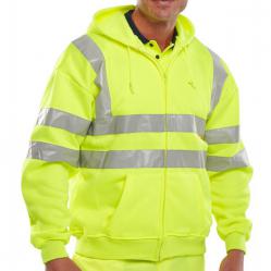 Cheap Stationery Supply of B-Seen Sweatshirt Hooded Hi-Vis Polyester Pockets L Saturn Yellow BSHSSENSYL *Up to 3 Day Leadtime* 158238 Office Statationery