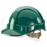 B-Brand Comfort Vented Safety Helmet Green Ref BBVSHG *Up to 3 Day Leadtime*
