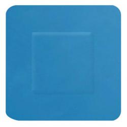 Cheap Stationery Supply of Click Medical Detectable Square Plasters Pack of 100 Blue CM0505 *Up to 3 Day Leadtime* 160300 Office Statationery