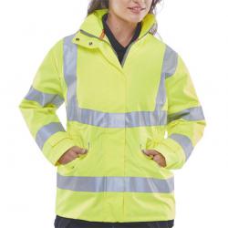 Cheap Stationery Supply of B-Seen Ladies Executive High Visibility Jacket Large Saturn Yellow LBD30SYL *Up to 3 Day Leadtime* 160400 Office Statationery