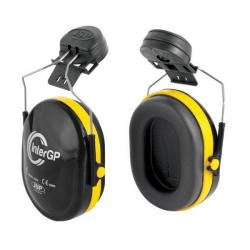 Cheap Stationery Supply of JSP InterGP Helmet Mounted Ear Defenders Adjustable 25DB EN352-3 (Black/Yellow) AEK010-005-300 SP Office Statationery