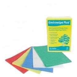 Cheap Stationery Supply of Maxima Envirowipe Plus Cloth Anti-Bacterial (Yellow) Pack of 25 0707004 Office Statationery
