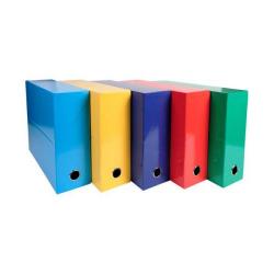Iderama (A4) 90mm Spine Transfer File (Assorted Colours) 89920E