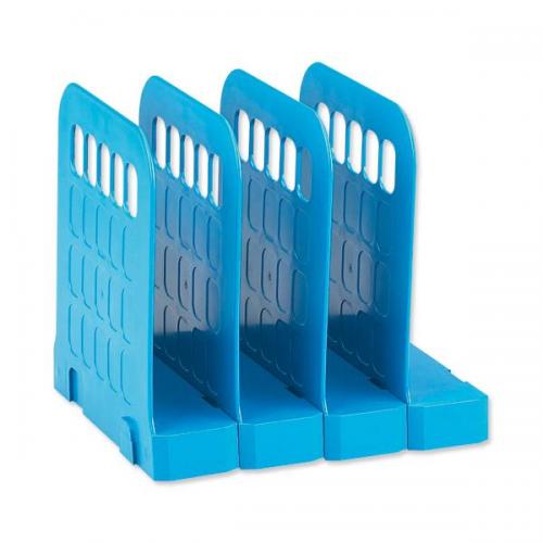 Standard Interlocking Racks Avery Standard Range 1136 Modular Interlocking Book Rack 1136BLUE