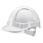 B-Brand Economy Vented Safety Helmet White Ref BBEVSHW *Up to 3 Day Leadtime*