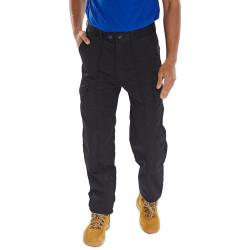 Cheap Stationery Supply of Super Click Workwear Drivers Trousers Black 52 PCTHWBL52 *Up to 3 Day Leadtime* 168651 Office Statationery