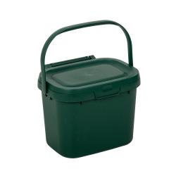 Cheap Stationery Supply of Addis Kitchen Caddy Locking Lid 5 Litre Green 518250 168790 Office Statationery