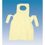 Premium Disposable Polythene Aprons on the Roll 17 Micron 27 x 46 inch (Yellow) Roll of 200 BTB023
