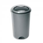 Bin (50 Litre) with Rotating Lid (Metallic Silver) 503579/503583