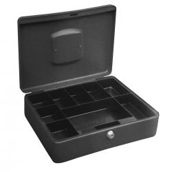 Cheap Stationery Supply of 5 Star Facilities High Capacity Cash Box 8 Part Coin Tray 1 Part Note Section W300xD230xH90mm Titanium 267274 Office Statationery