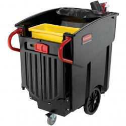 Cheap Stationery Supply of Rubbermaid Mega Brute Waste Collection Cart 450 Litres W1330xD700xH1080mm FG9W7100BLA 272296 Office Statationery