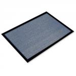 Floortex Doortex Valuemat Indoor Hard Wearing Entrance Mat (1200mm x 800mm) Blue FC480120VALBL
