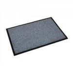 Floortex Outdoor Mat Vinyl Fibre Surface Vinyl Back (900x1500mm) Grey FC490150TWISG